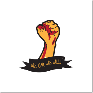 'We Can We Will' Military Public Service Shirt Posters and Art